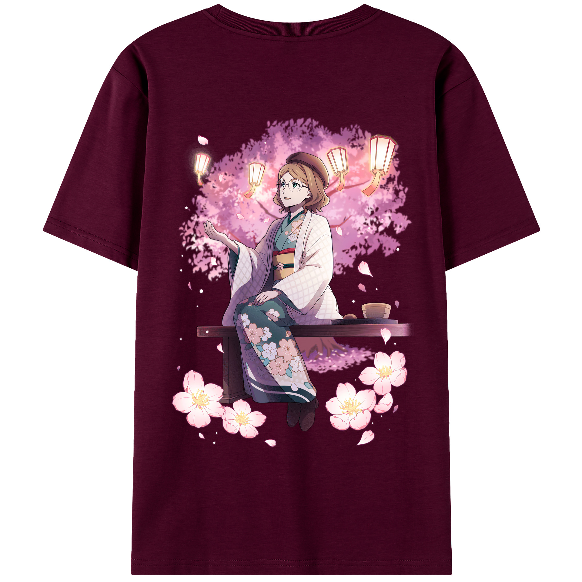 （画像用） 文豪ストレイドッグス Bungo Stray Dogs レディース半袖Tシャツ(バックプリント)